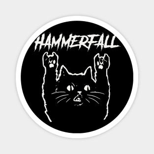 hammerfall and the cat Magnet